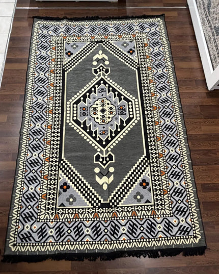 Tapis Kilim Oriental gris 200x300 cm Sedirhan
