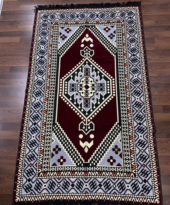 Tapis Kilim Oriental bordeaux 170x240 cm Sedirhan