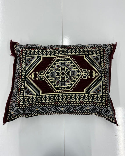Coussin Kilim Oriental bordeaux Sedirhan
