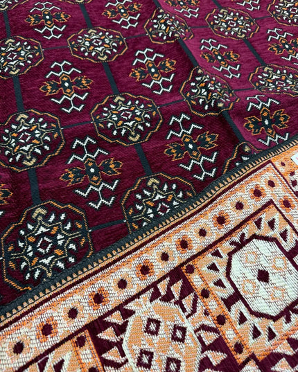 Tapis Kilim perse bordeau 120x180 cm Sedirhan