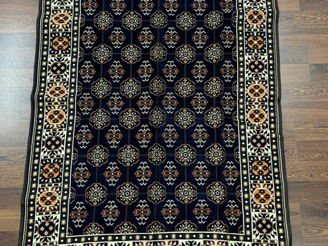 Tapis Kilim perse bleu nuit 120x180 cm Sedirhan