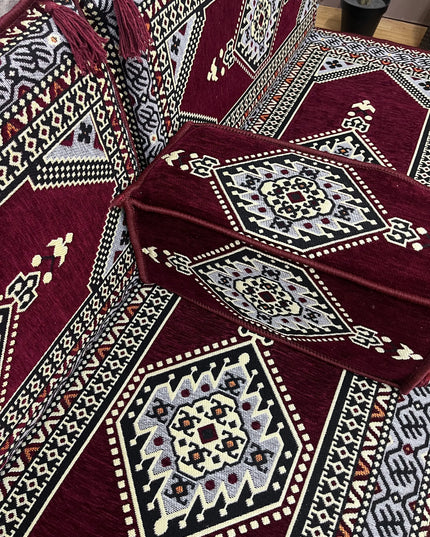 Pack L Oriental bordeaux salon traditionnel