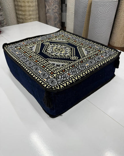 Table basse en mousse « Oriental bleu nuit » Sedirhan
