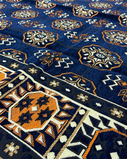 Tapis Kilim perse bleu nuit 200x300 cm Sedirhan