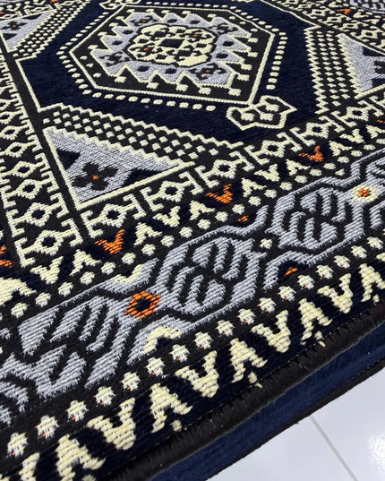 Table basse en mousse « Oriental bleu nuit » Sedirhan
