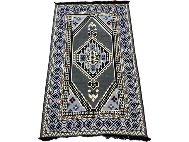 Tapis Kilim Oriental gris 170x240 cm Sedirhan