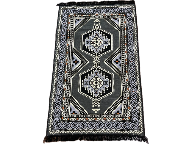 Tapis Kilim Oriental gris 120x180 cm Sedirhan