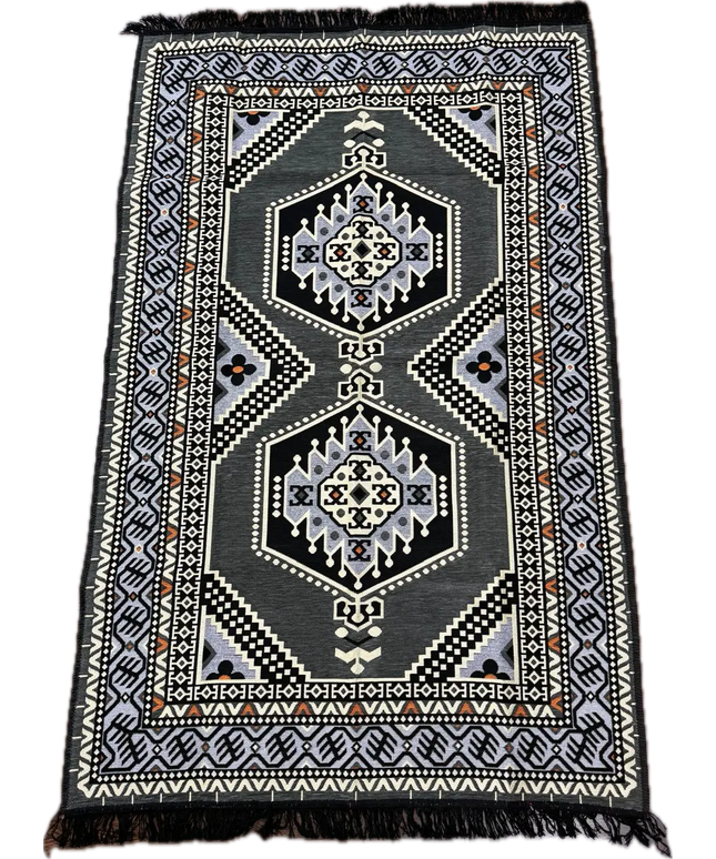 Tapis Kilim Oriental gris 120x180 cm Sedirhan