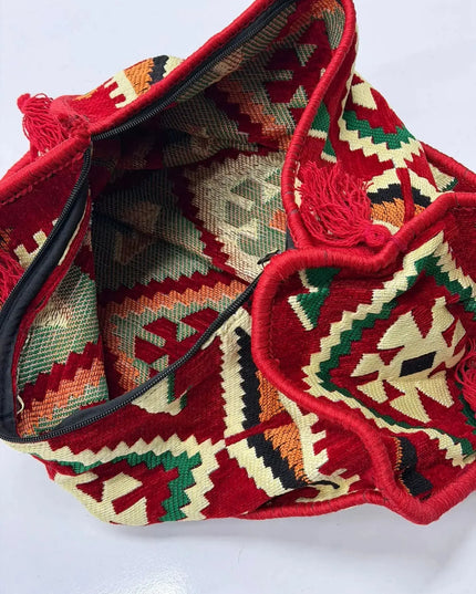Housse salon traditionnel "ANADOLU rouge" sark kosesi (sans mousse) Sedirhan