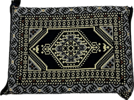 dossier d'angle " oriental bleu nuit " pour sark kose Sedirhan