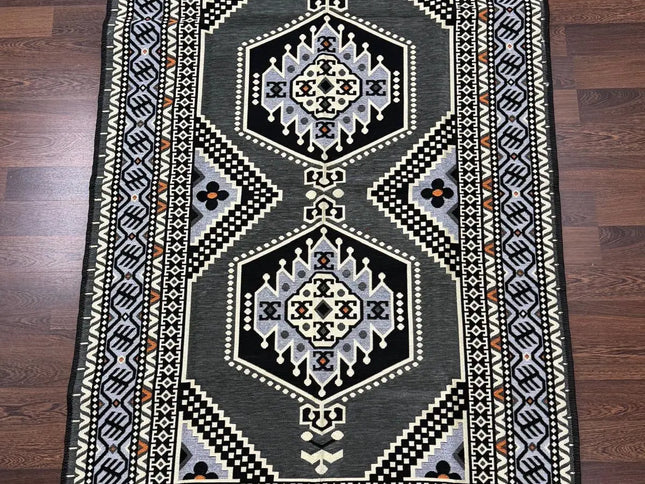 Tapis Kilim Oriental gris 120x180 cm Sedirhan