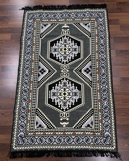 Tapis Kilim Oriental gris 120x180 cm Sedirhan