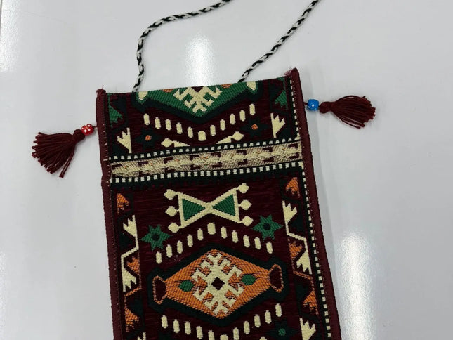 Sac Kilim bordeaux Sedirhan