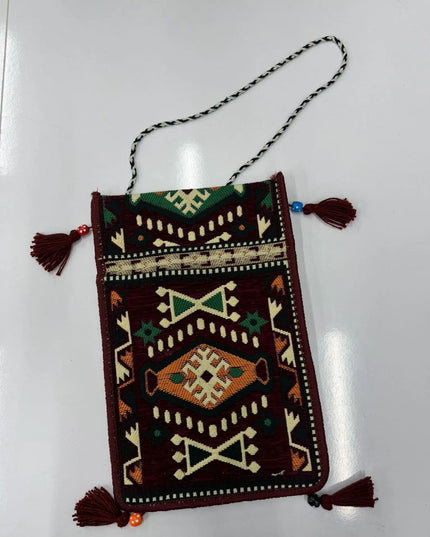 Sac Kilim bordeaux Sedirhan