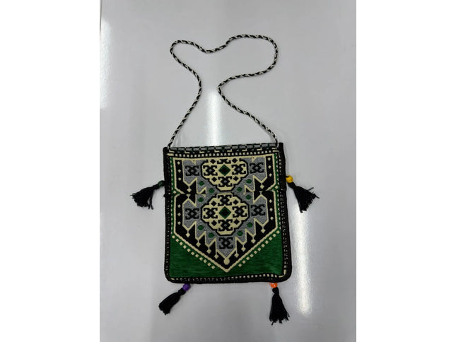 Sac Kilim vert émeraude Sedirhan