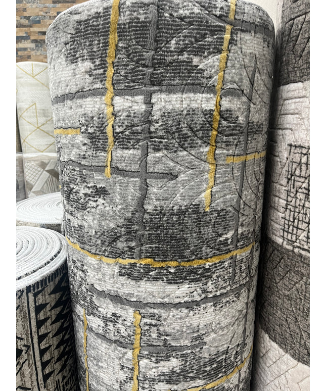 Tapis sur mesure "gris urbain" Ardasia