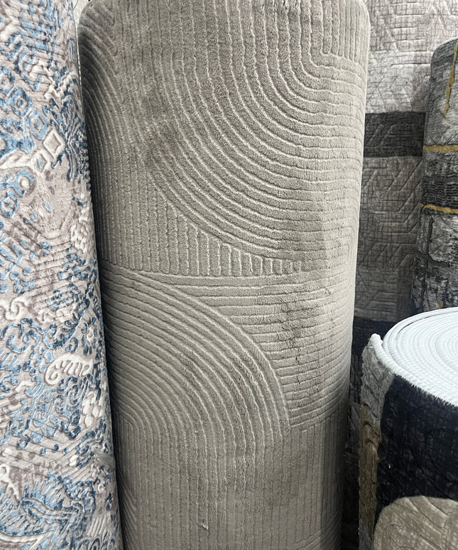 Tapis sur mesure "relief marron" Ardasia