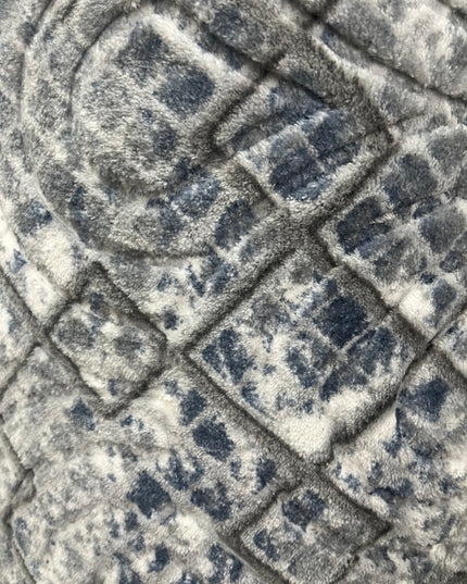 Tapis sur mesure "pavés bleutés" Ardasia