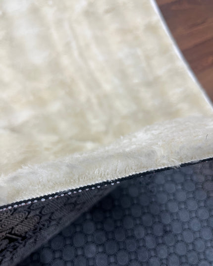 Tapis sur mesure " Shaggy bubble beige" Ardasia