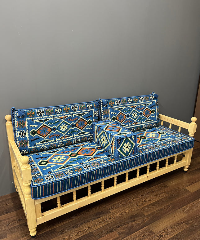 Ensemble salon traditionnel " ANADOLU Bleue " Sedirhan