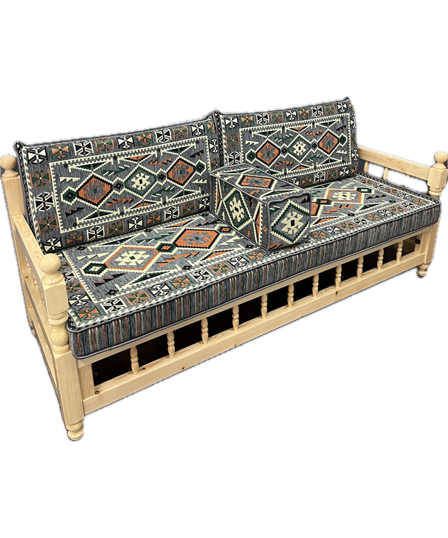 Ensemble salon traditionnel "ANADOLU gris " Sedirhan
