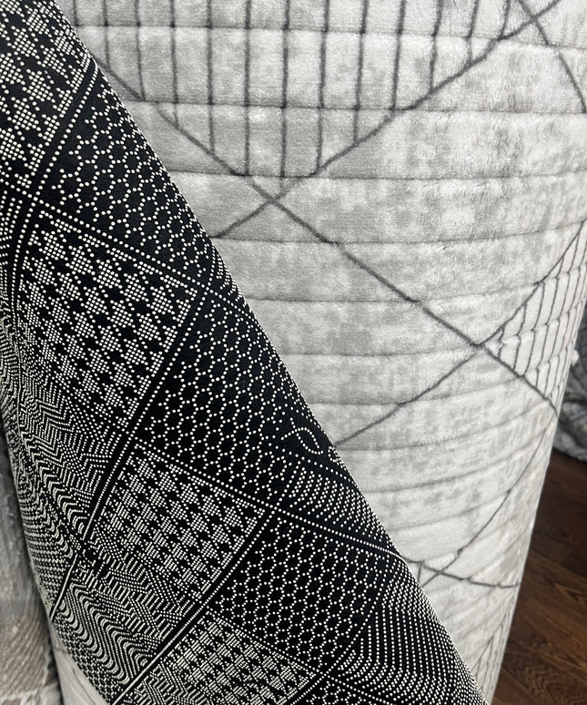 Tapis sur mesure "Losange linéaire" Ardasia